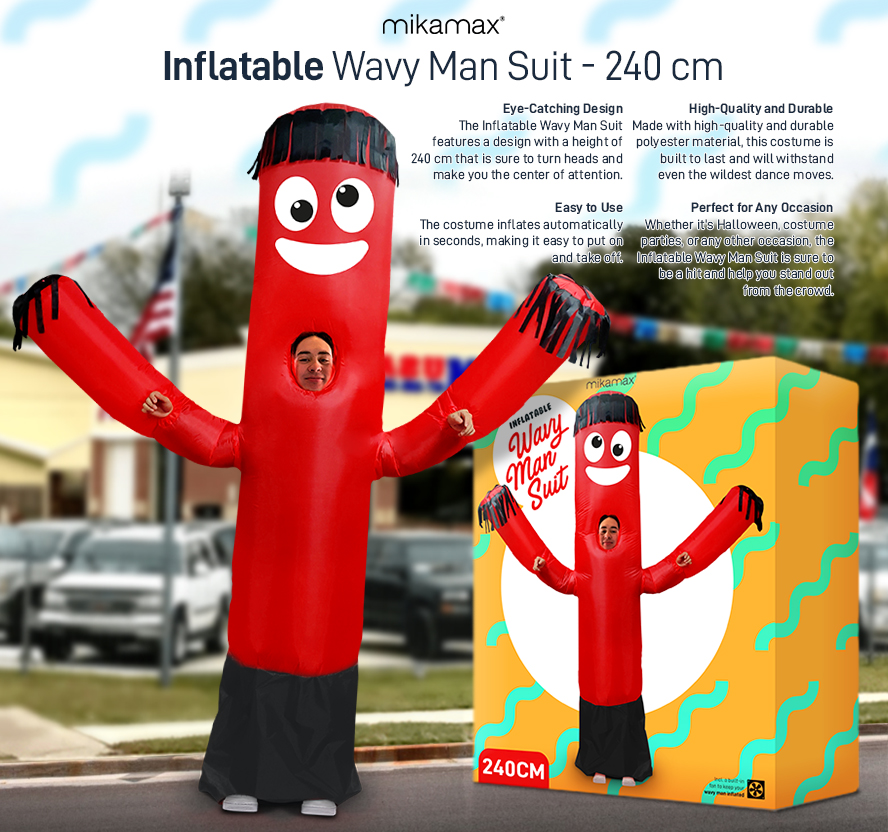 férfi öltöny felfújható Wavy Man