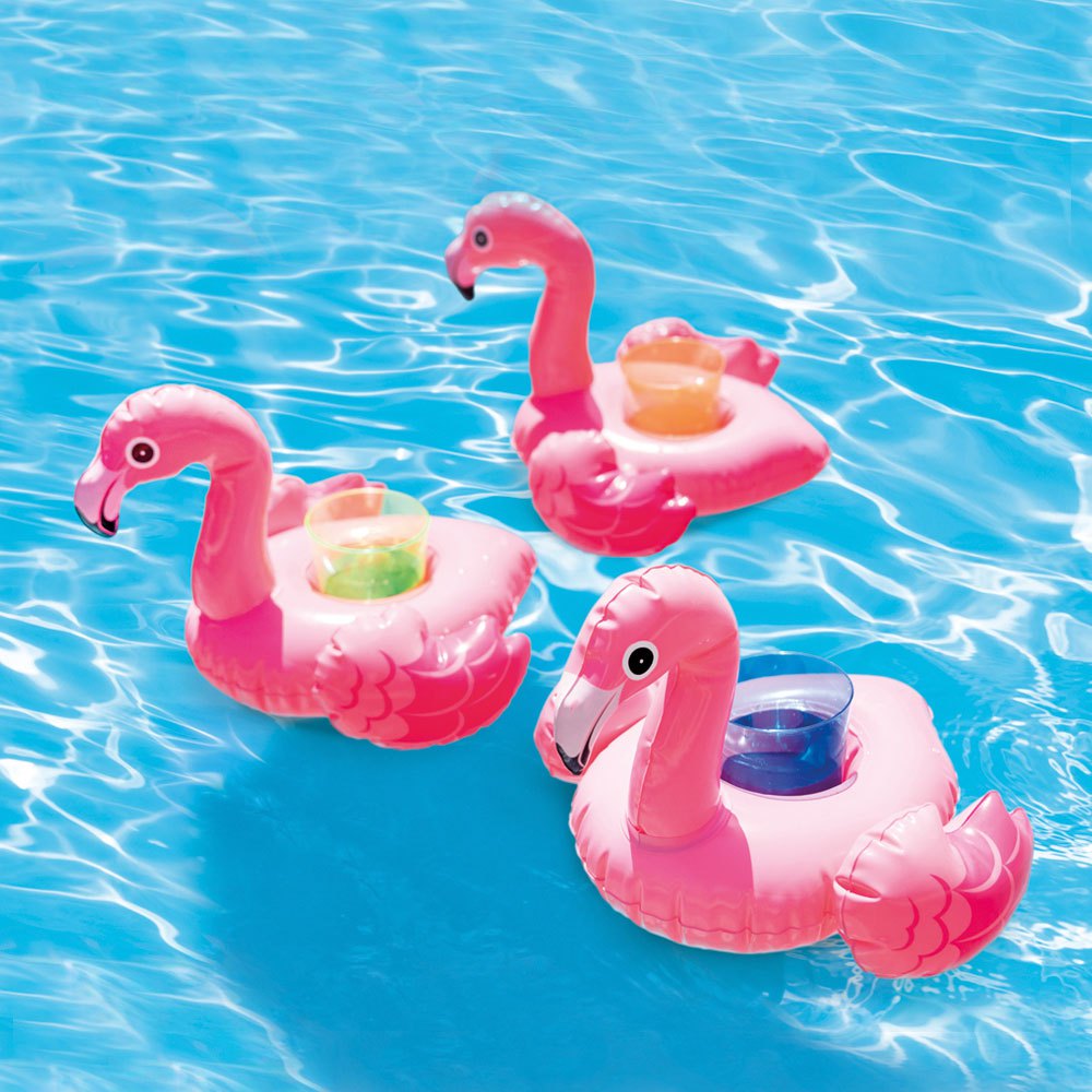 flamingó felfújható pohártartó úszó