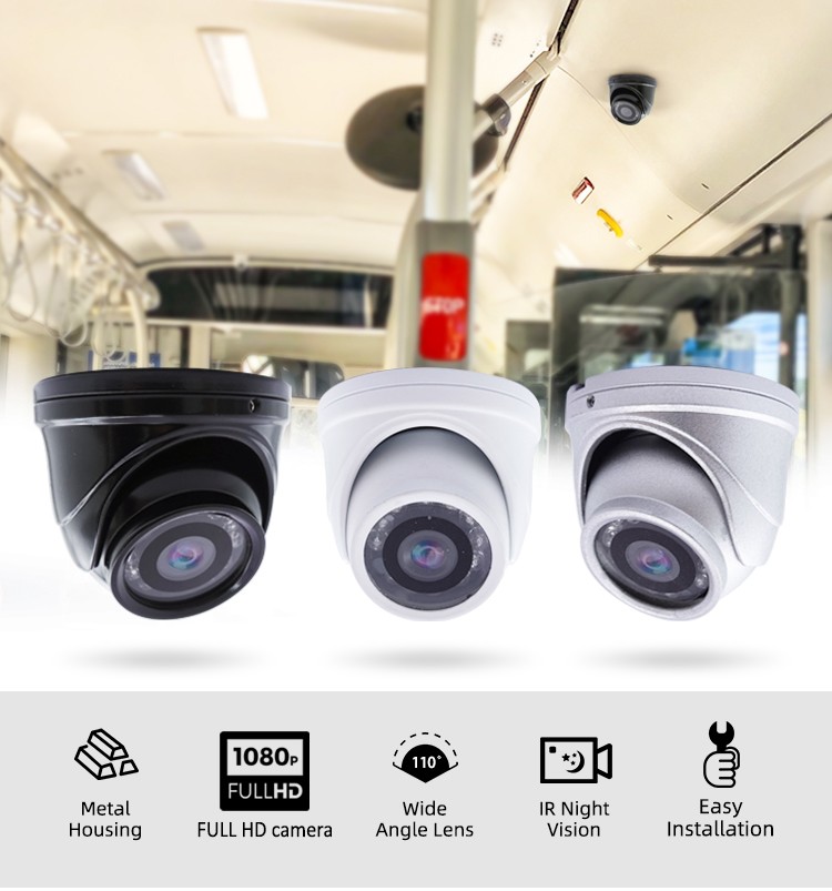 FULL HD autókamera AHD 3,6 mm-es objektív + 12 IR LED és szűrő