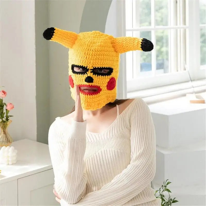pikachu maszk arcmaszk fülekkel