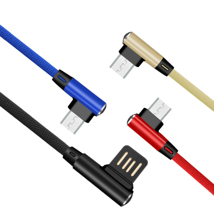 mikro-USB kábel 90 kivitelben