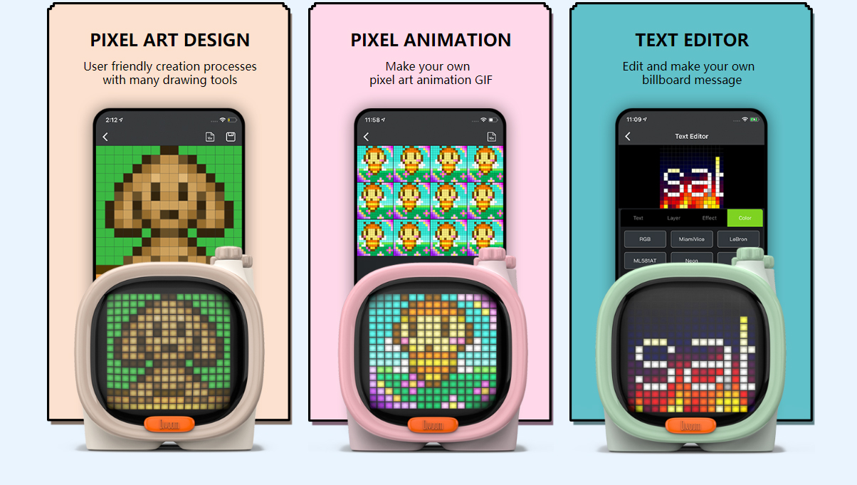 pixel art animációs hangszóró