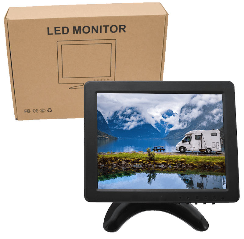 8 hüvelykes monitor TFT LCD monitorok CCTV kamerákhoz