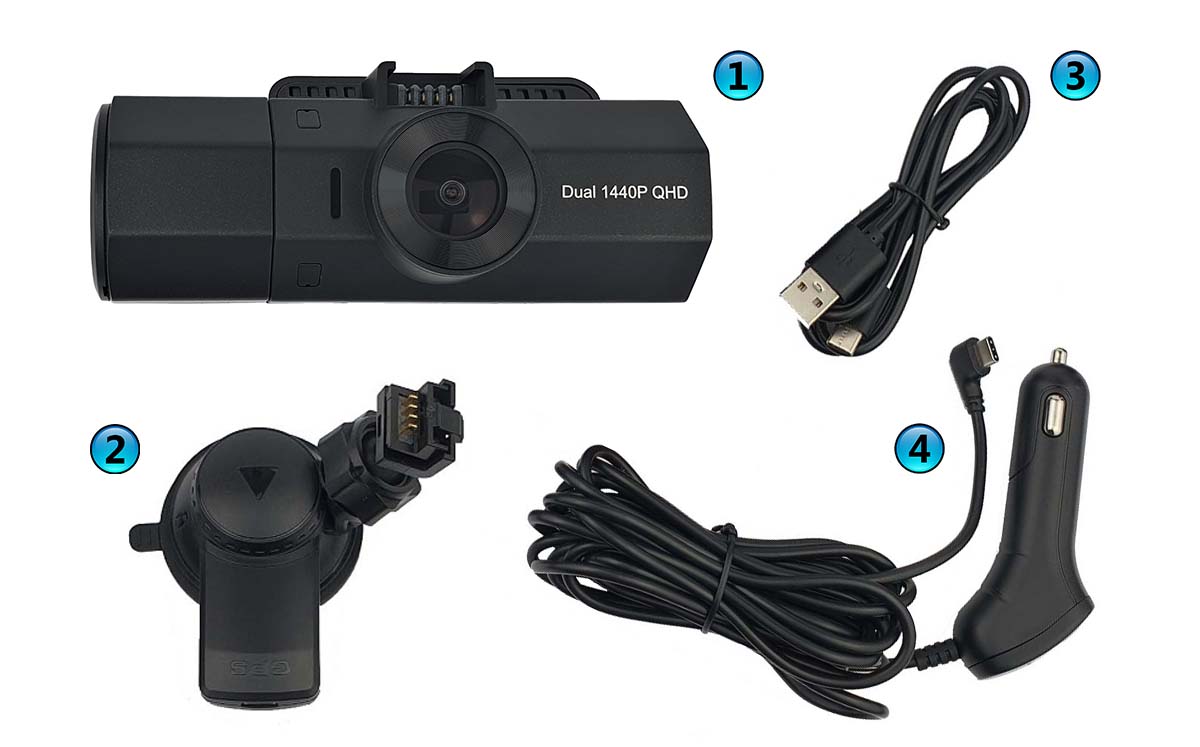 Profio S32 kamera csomag tartalma
