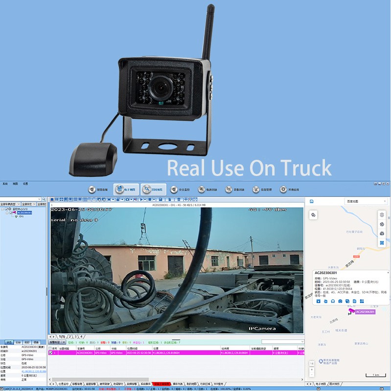 4G kamera sim-hez az interneten keresztül nyomkövető autós teherautó