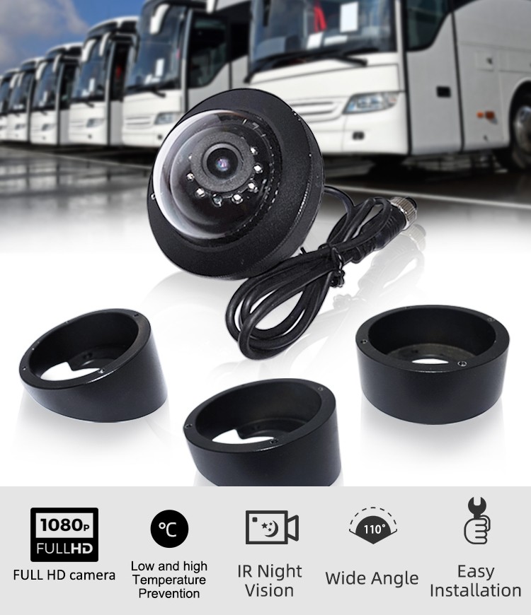 Busz DOME FULL HD kamera villamos trolibusz kamerák villamosok furgonok buszok