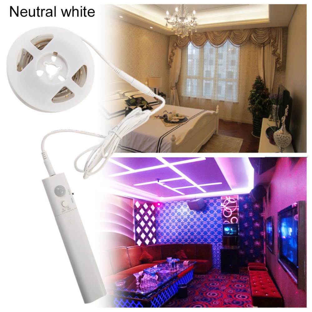 LED-es szalagvilágítás a lakásban, a belső térben