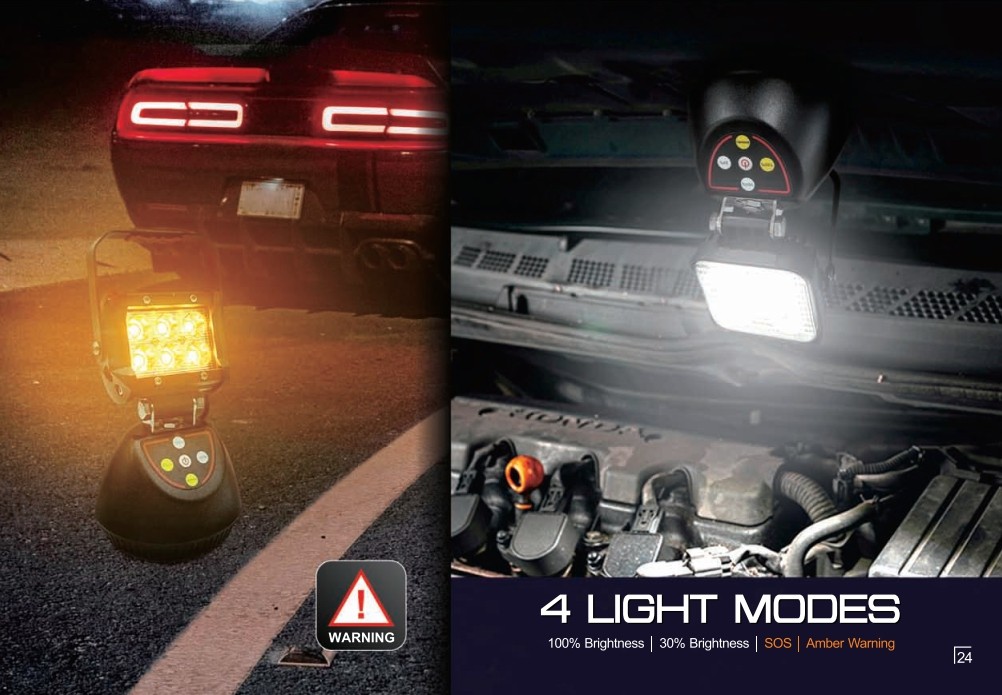 LED biztonsági lámpa nem csak műhelybe, autóba stb