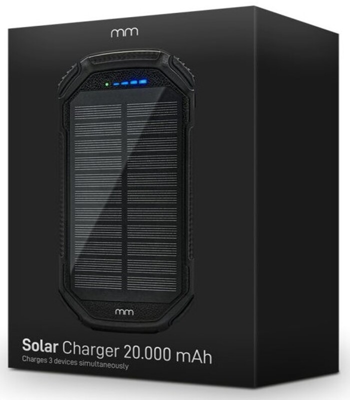 külső mobil töltő napelemes akkumulátor 20000 mah