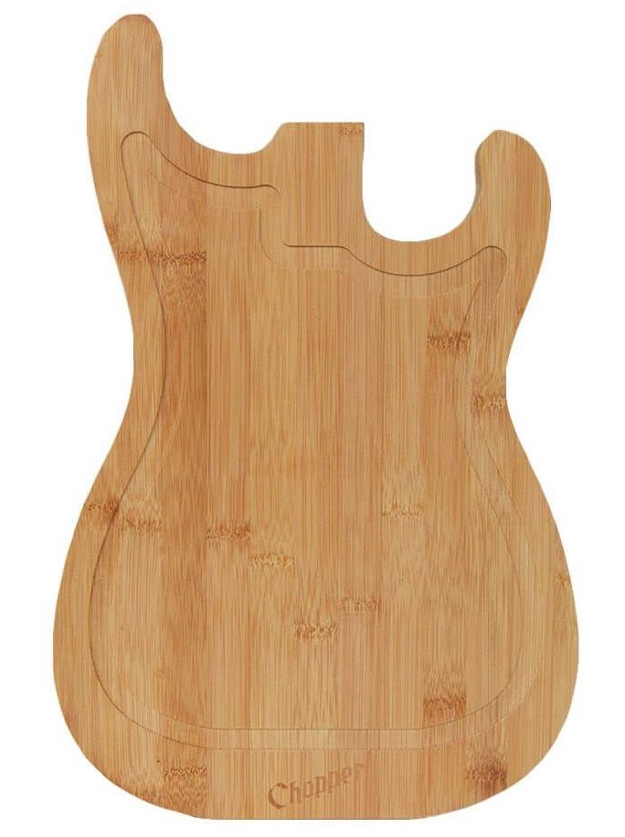 fa vágódeszka gitár alakú