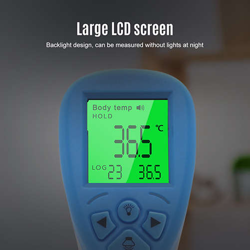 érintés nélküli hőmérő LCD kijelzővel