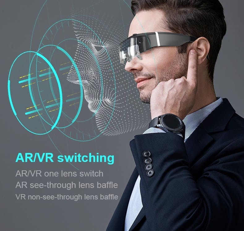 Virtuális szemüveg továbbfejlesztett vezérléssel