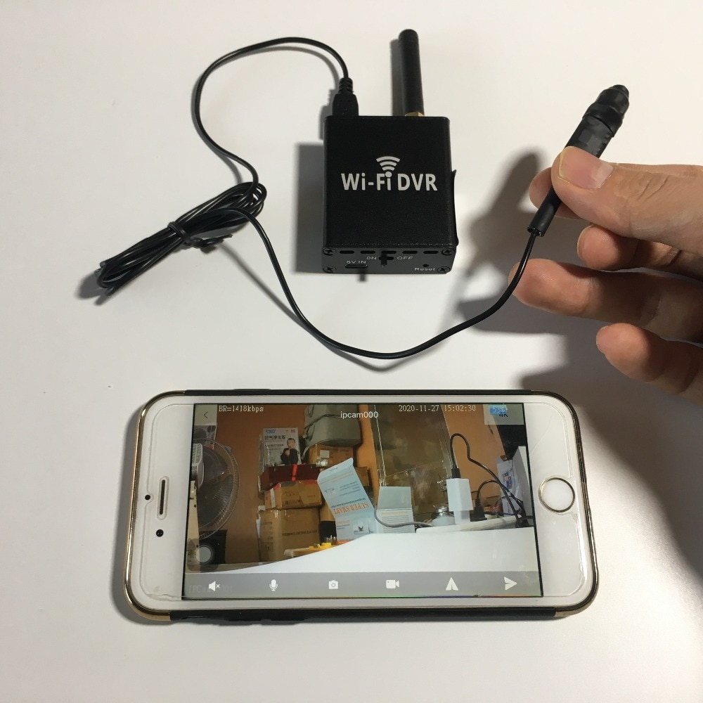 wifi pinhole ip kamera micro mini objektív