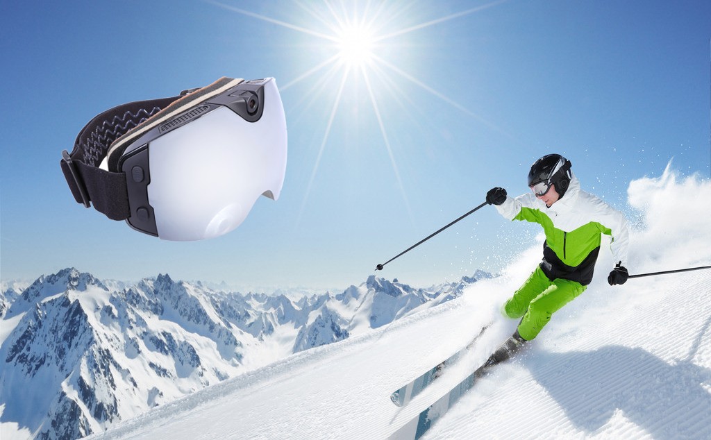 snowboard védőszemüveg ultra hd kamerával
