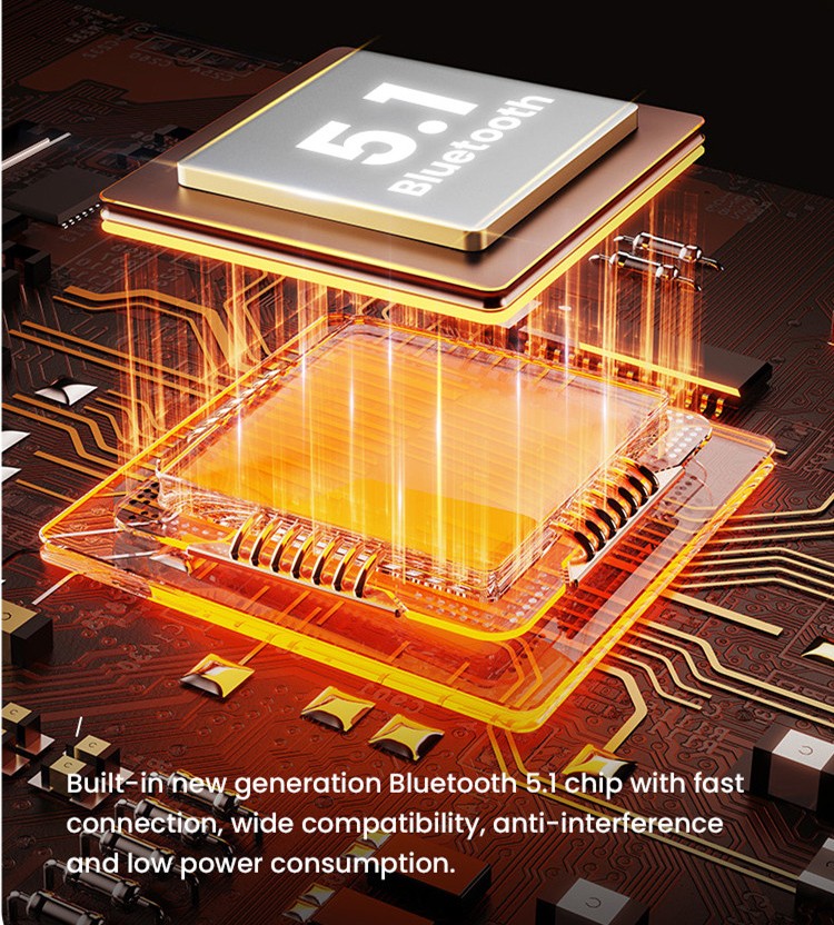 Bluetooth Beépített - Bluetooth 5.1 új generációs chip