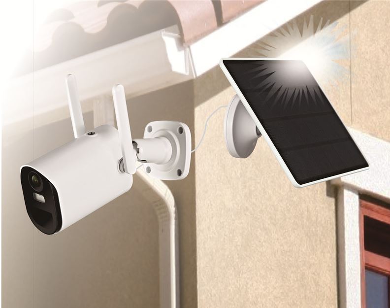 napelemes biztonsági kamera 4g sim wifi