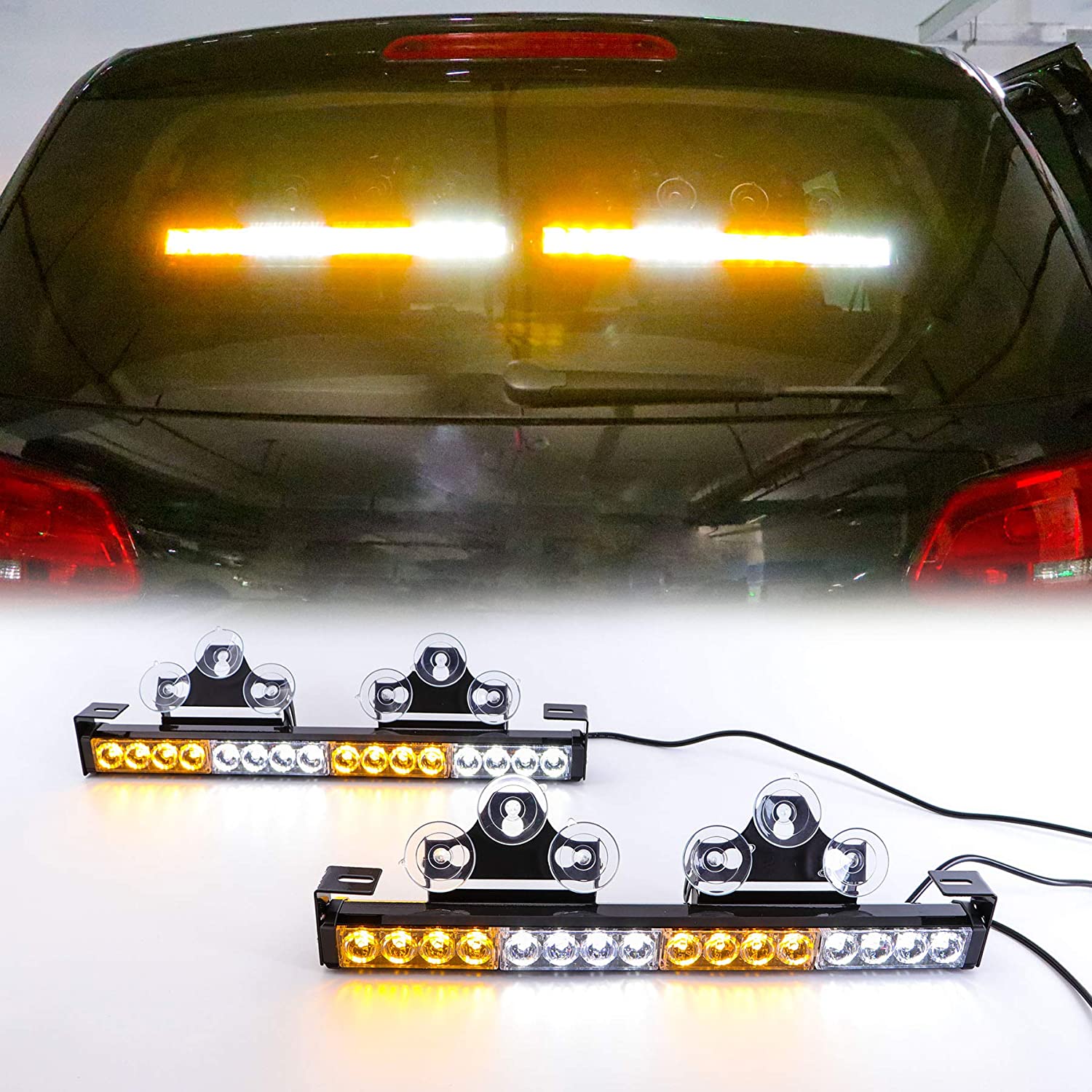 Villogó LED lámpák az autóhoz sárga fehér több színű