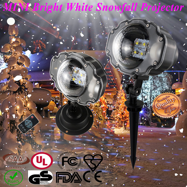 Snowflakes LED projektor Külső és belső vetítés