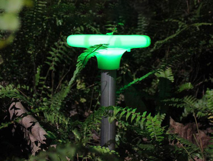 Mole repellent dekoratív LED lámpával