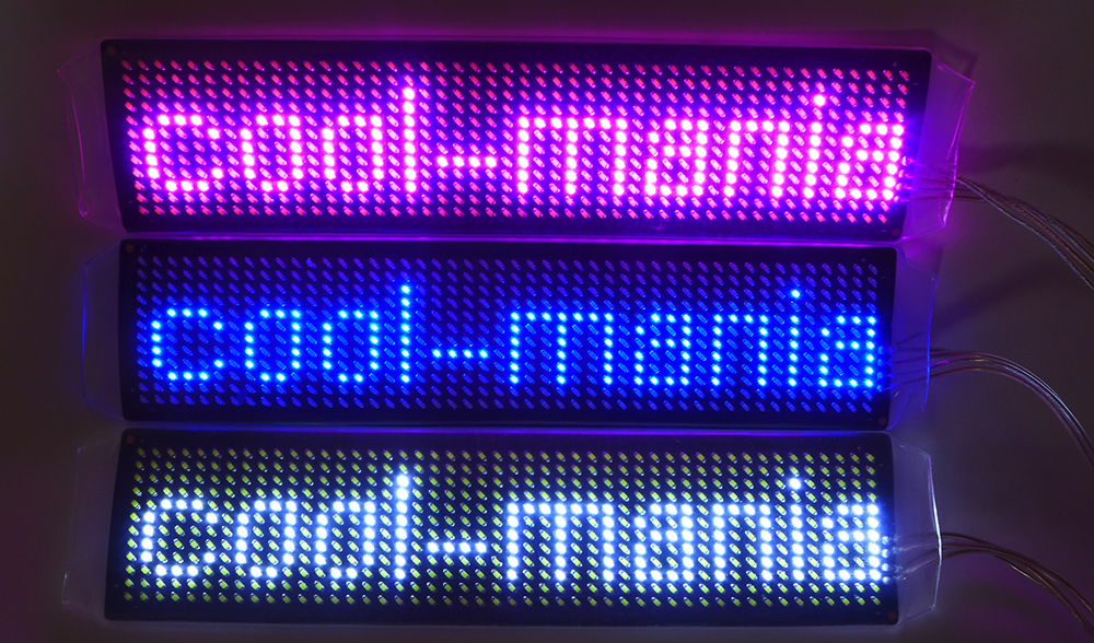 RGB LED szalag LED pólóhoz