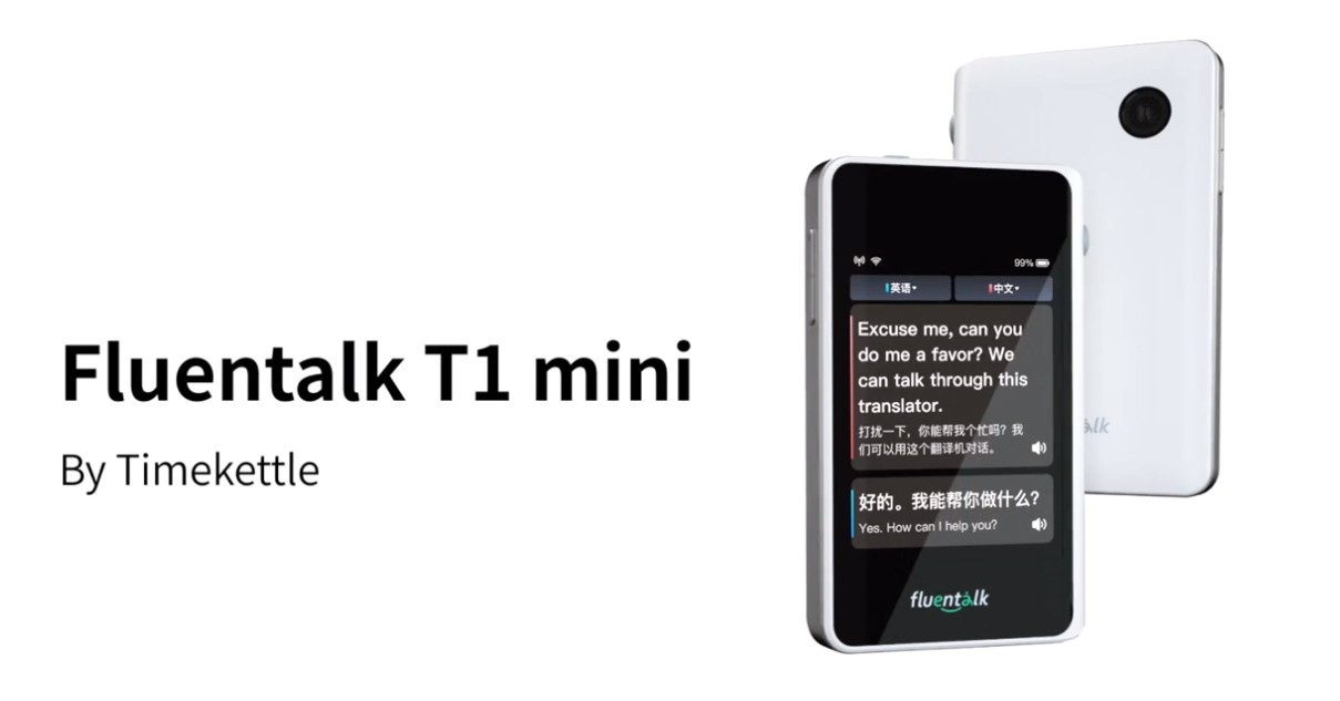 Fluentalk T1 mini Timekettle - hordozható utazási fordító