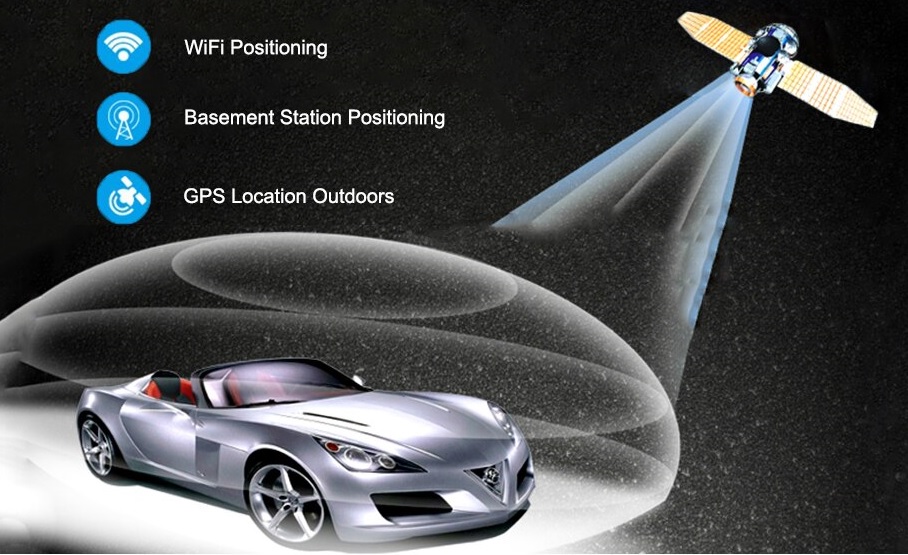 hármas lokalizációs GPS LBS WIFI lokátor