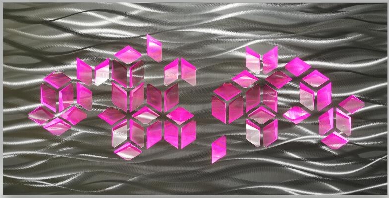 3D fém alumínium festés led háttérvilágítással