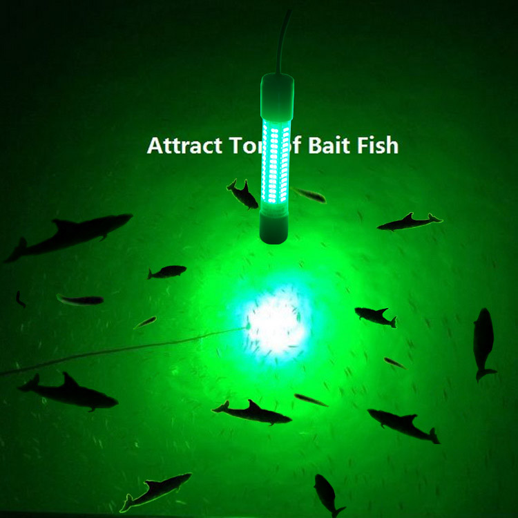Horgász világoszöld LED - ideális éjszakai horgászathoz - teljesítmény 300 W-ig