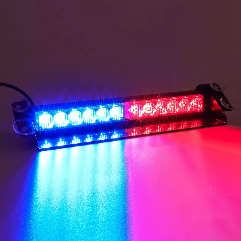 Villogó LED-es villogó jelzőfények (lámpák) az autóhoz, szín és villogási stílus megváltoztatásának lehetőségével