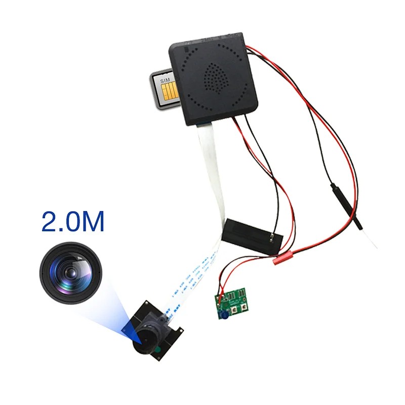 Pinhole kamera 4G SIM - ultraszéles objektív akár 145°-os FISH EYE-ig