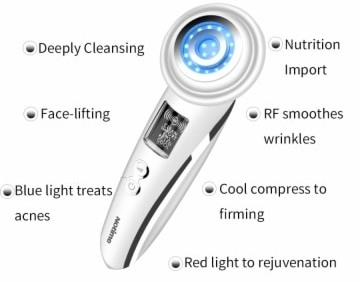 az RF és a LED fény alapján a bőr fiatalítására