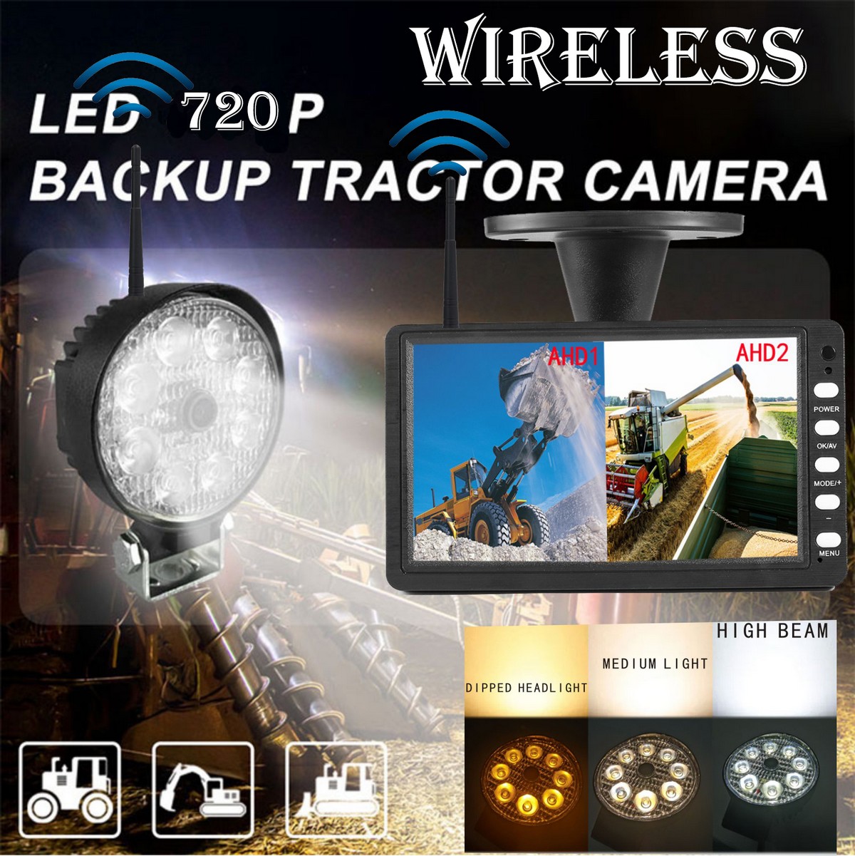 Tartalék készlet - Wifi kamera erőteljes fehér LED fénnyel és számos funkcióval
