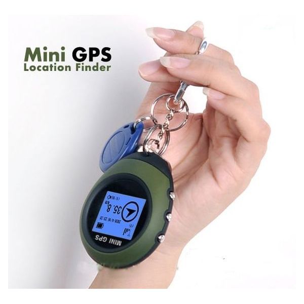 mini gps navigáció kulcstartó kulcstartón