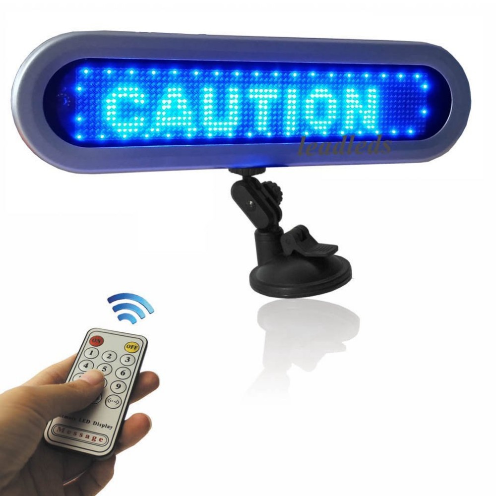 Automatikus LED kijelző kék